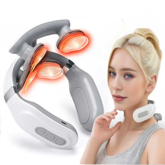 NeckEase™ 4D Heating Pulse Massager